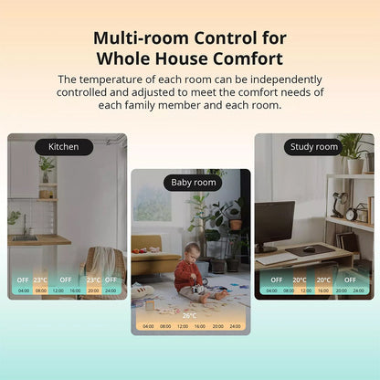 Sonoff TRVZB Zigbee 3.0 Smart Radiator Thermostat Controller Radiator Valve