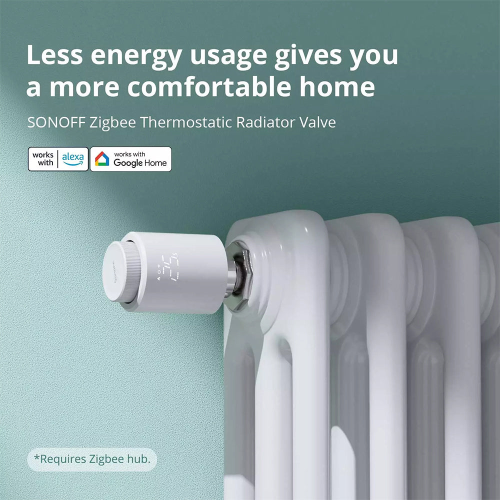 Sonoff TRVZB Zigbee 3.0 Smart Heizkörperthermostat Regler Radiator Valve