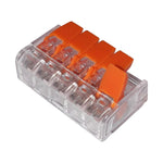 Load the image into the gallery viewer, Lever Clamp Connecting Clamp Cable Orange 415 5 Ladder 10-100 Pieces
