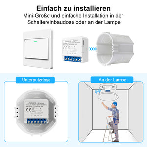 Avatto ZWSM16-W1 ZigBee 3.0 1 Channel 1CH Smart Switch Module Light Switch Tuya
