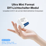 Lade das Bild in den Galerie-Viewer, AVATTO ZWSM16-W2 ZigBee 3.0 2 Kanal 2CH Smart Switch Modul Lichtschalter TUYA
