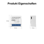 Lade das Bild in den Galerie-Viewer, AVATTO ZWSM16-W2 ZigBee 3.0 2 Kanal 2CH Smart Switch Modul Lichtschalter TUYA
