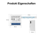 Load the image into the gallery viewer, Avatto ZWSM16-W4 ZigBee 3.0 4 Channel 4CH Smart Switch Module Light switch Tuya

