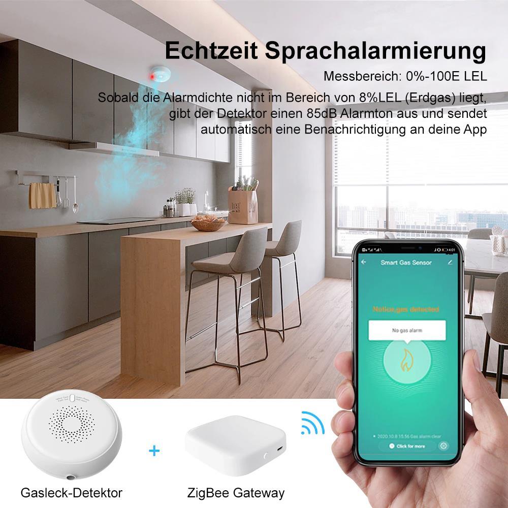 IMOU IOT-ZGA1-EU ZigBee Smart Gas Detector Alarm CNG LNG Methane 85dBm