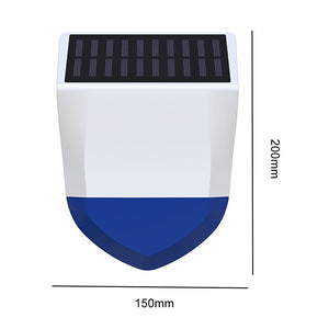 NEO NAS-AB06B ZigBee 3.0 Outdoor Solar Smart Alarm Sirene TUYA IPX5 95dB