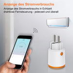 Lade das Bild in den Galerie-Viewer, 1-8X NEO NAS-WR10BH ZigBee Smart Plug Steckdose Stromverbrauchsmessung HomeKit
