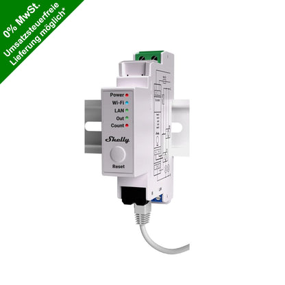Shelly Pro EM-50 WiFi Relais Stromzähler 2x 50A + 2 Klemmen Messfunktion PV