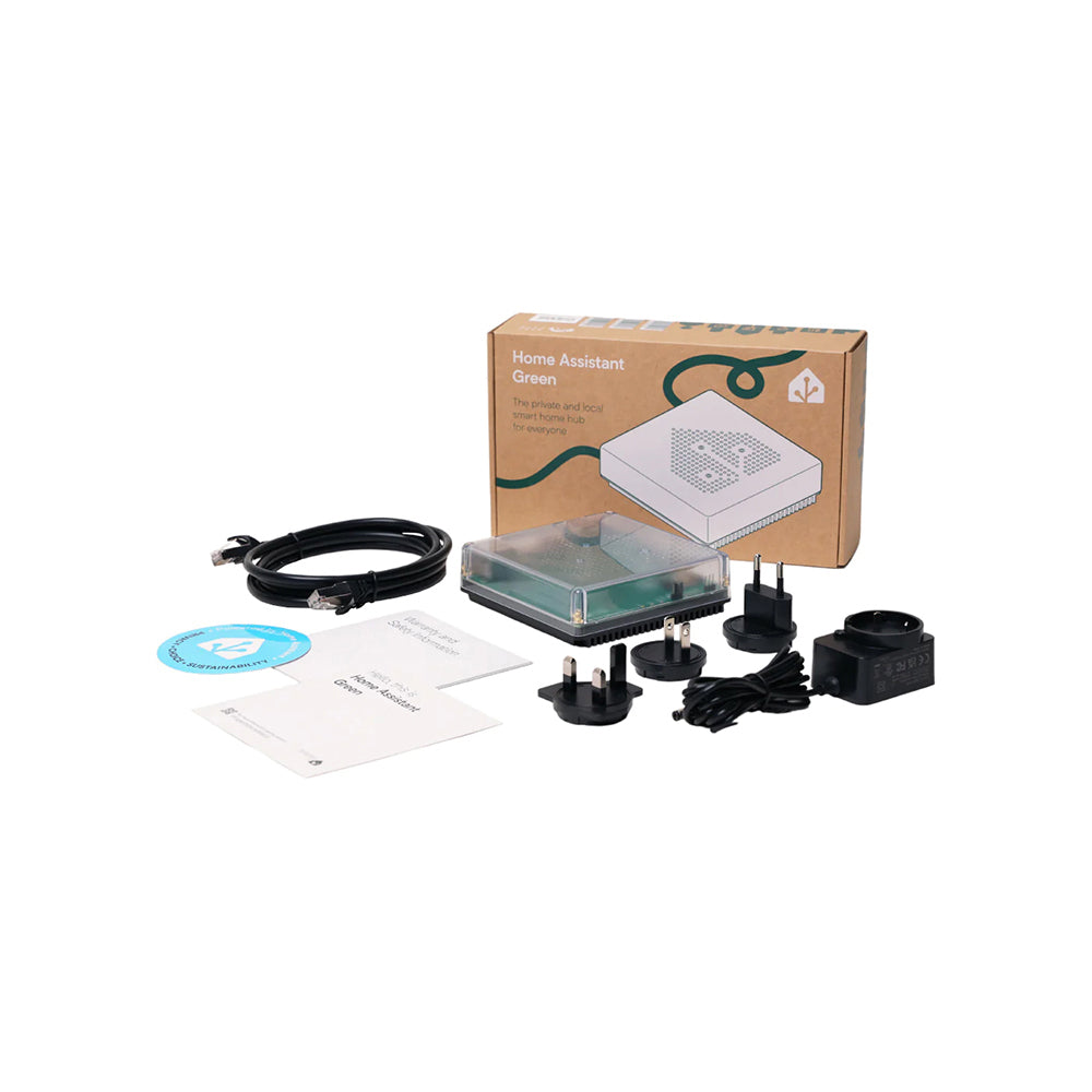 Home Assistant Green Smart Home Hub 2X USB, Gigabit LAN, MicroSD opt. Conbee III