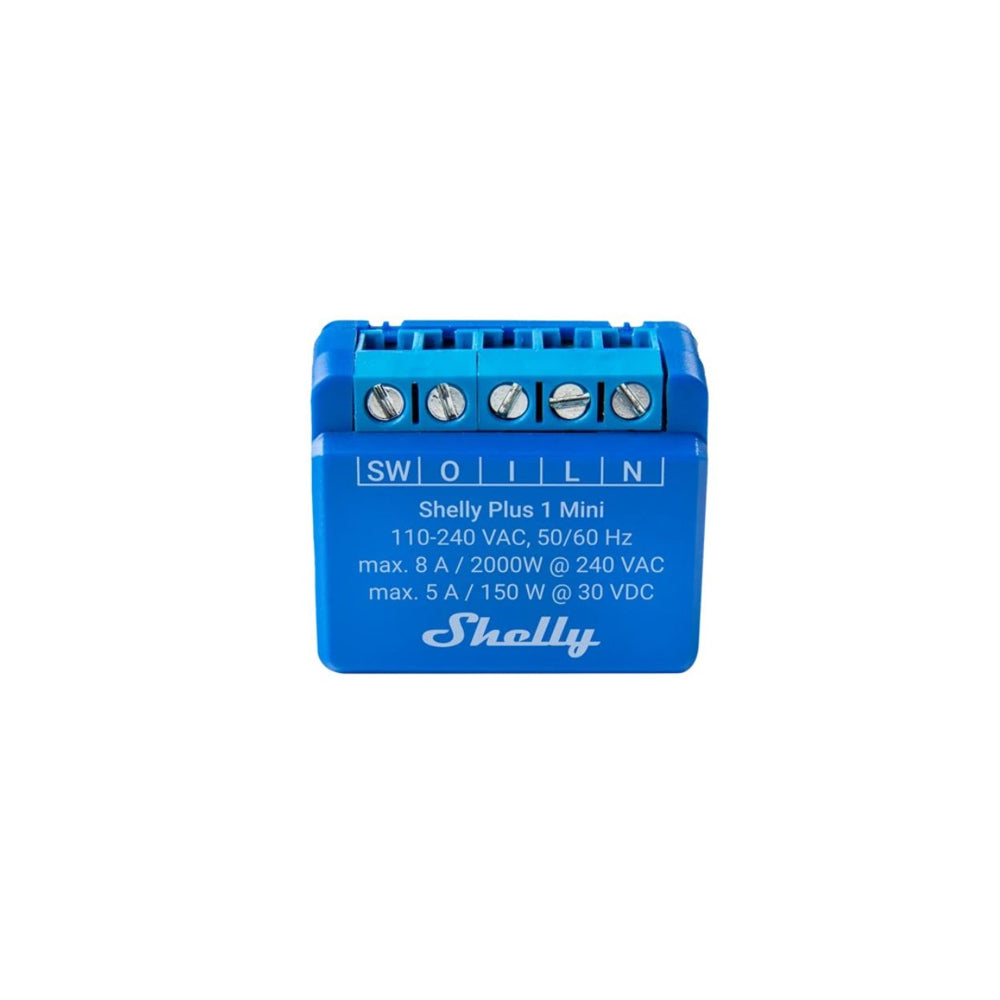 Shelly Plus 1 Mini 8A DC-AC ESP32 flush-mounted WiFi switch relay Tasmota 13