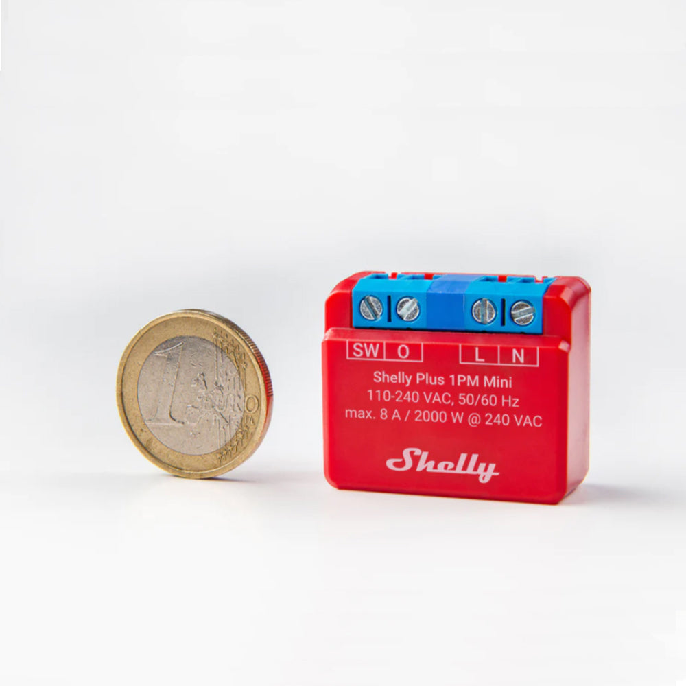Shelly Plus 1PM Mini 8A AC ESP32 Unterputz WiFi Relais Energiemessung Tasmota 13