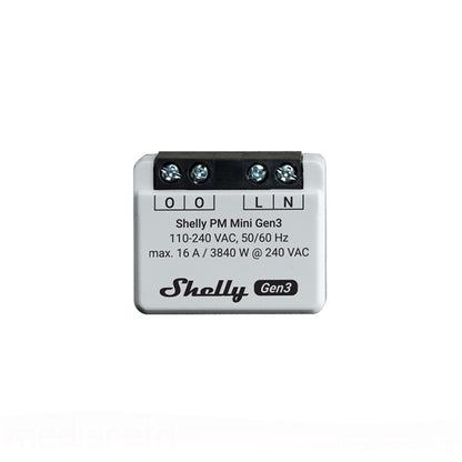 Shelly Plus PM Mini Gen3 16A AC ESP32 Unterputz WiFi Energiemessgerät Tasmota 14