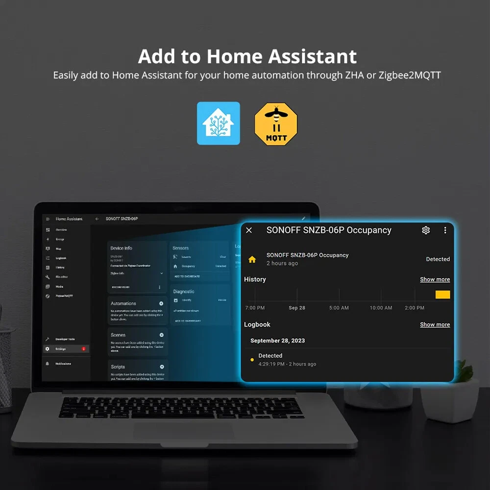 Sonoff SNZB-06P ZigBee 3.0 Smart Microwave Presence Sensor