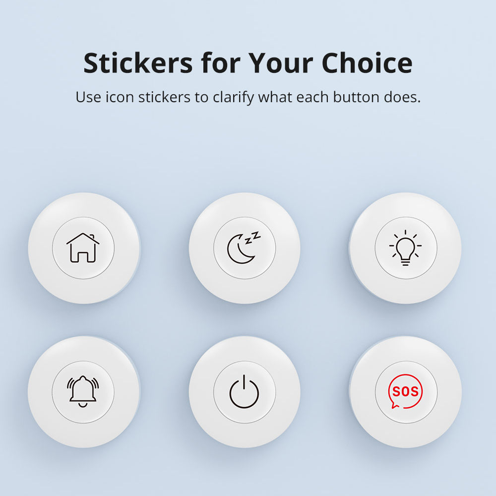 Sonoff SNZB-01P ZigBee 3.0 Smart Wireless Switch Button Schalter Taster Remote