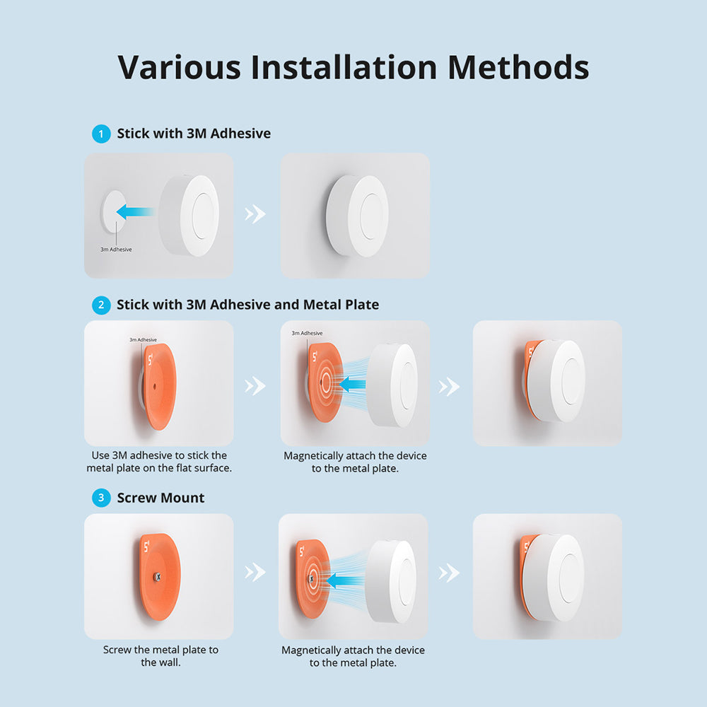 Sonoff SNZB-01P ZigBee 3.0 Smart Wireless Switch Button Schalter Taster Remote