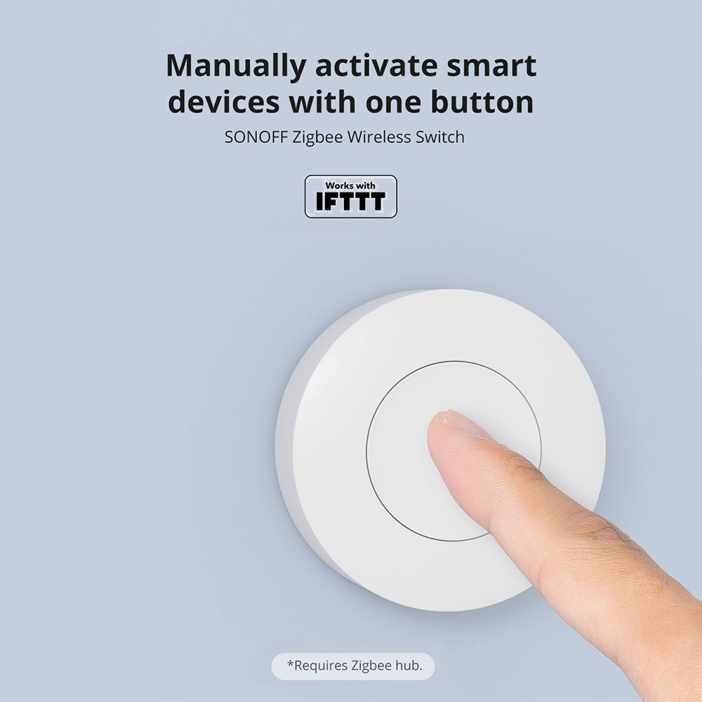 Sonoff SNZB-01P ZigBee 3.0 Smart Wireless Switch Button Switch Remote