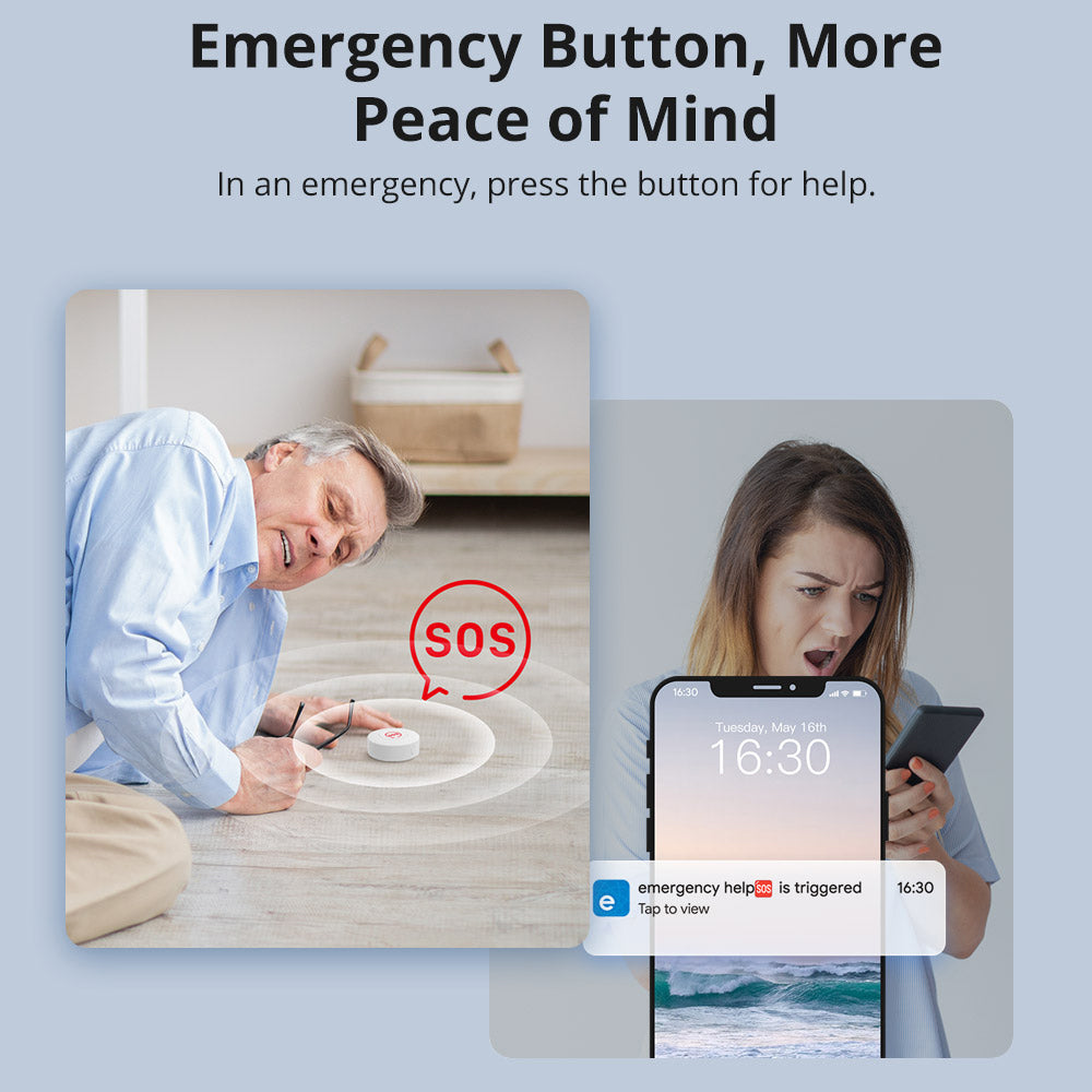 Sonoff SNZB-01P ZigBee 3.0 Smart Wireless Switch Button Switch Remote