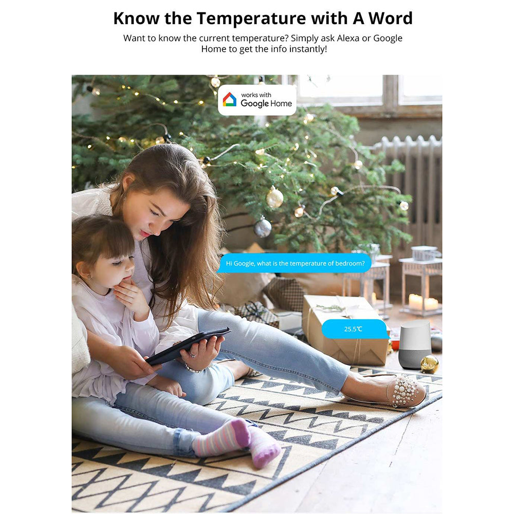 Sonoff SNZB-02P ZigBee 3.0 Smart Temperature Humidity Temperature Humidity Sensor