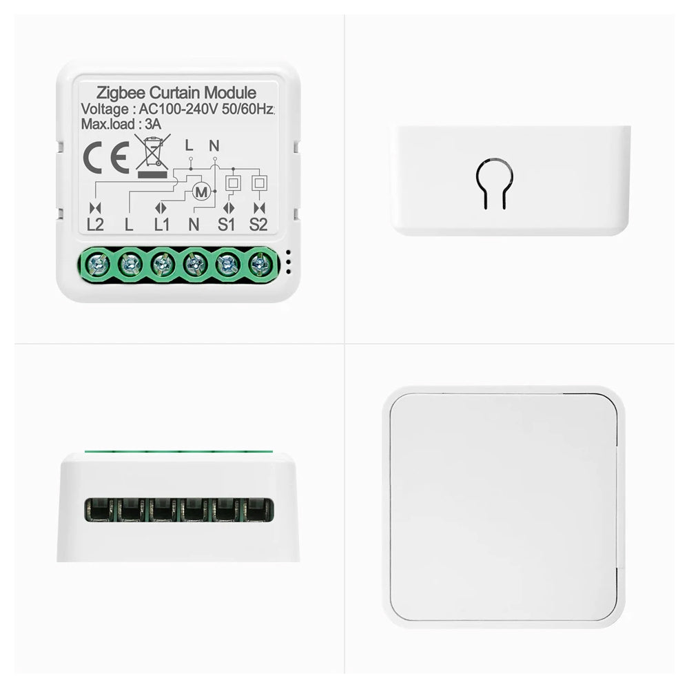 1-8X Avatto N-ZCSM01-1 ZigBee 3.0 Vorhangschalter Rollladen Curtain Module TUYA