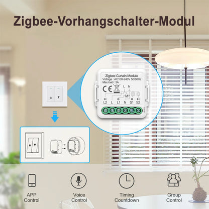 1-8X Avatto N-ZCSM01-1 ZigBee 3.0 Curtain Shutter Switch Module TUYA