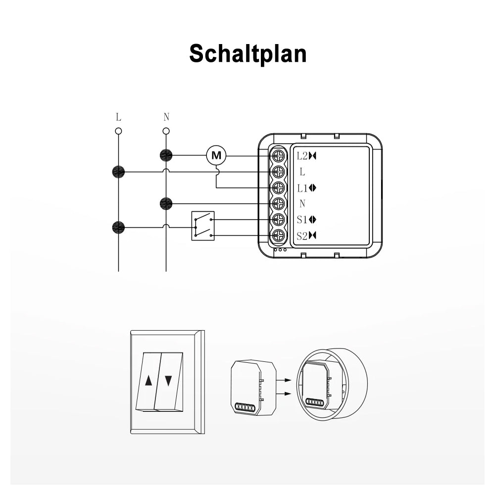 1-8X Avatto N-ZCSM01-1 ZigBee 3.0 Curtain Shutter Switch Module TUYA