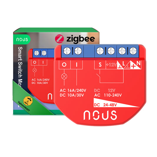 NOUS B1Z Zigbee 3.0 Smart Switch 1 Channel AC - DC no PM