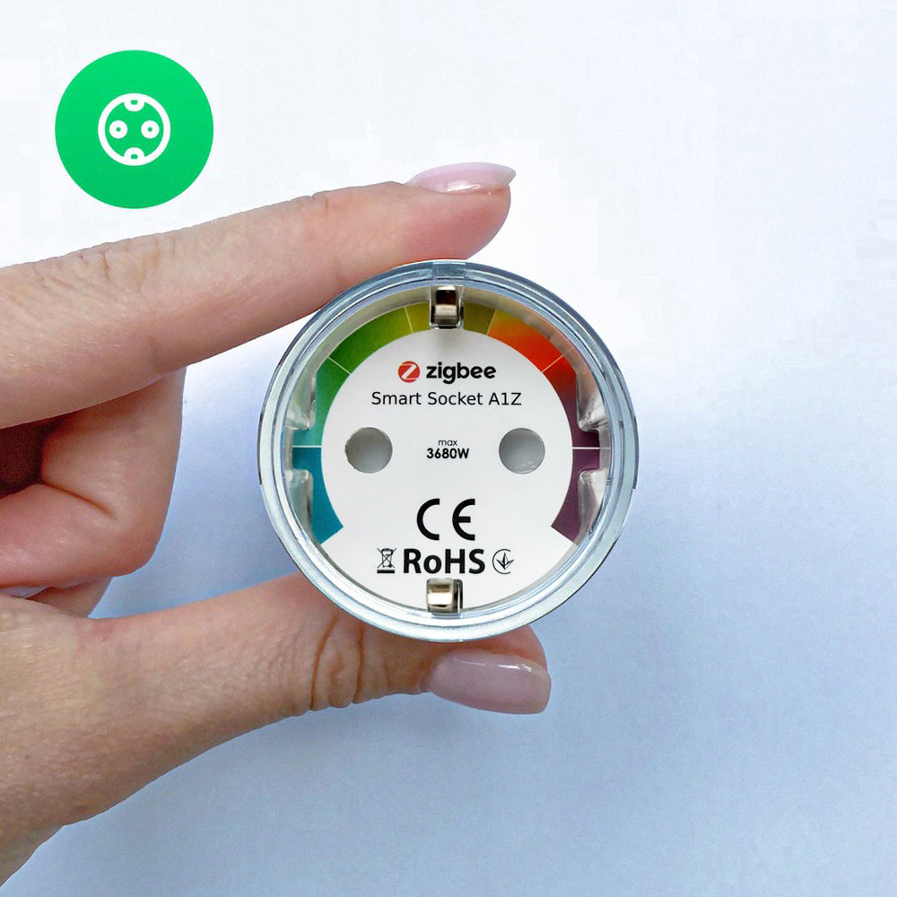 2x Nous A1Z 16A 3680W Consumption measurement ZigBee 3.0 Smart Socket - Alexa - Google
