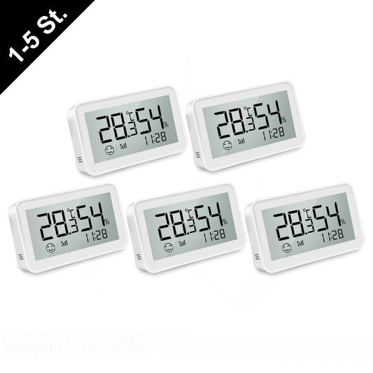 NOUS E6 Zigbee 3.0 Smart Temperature Sensor Hygrometer LCD MQTT ZigBee2MQTT Tuya