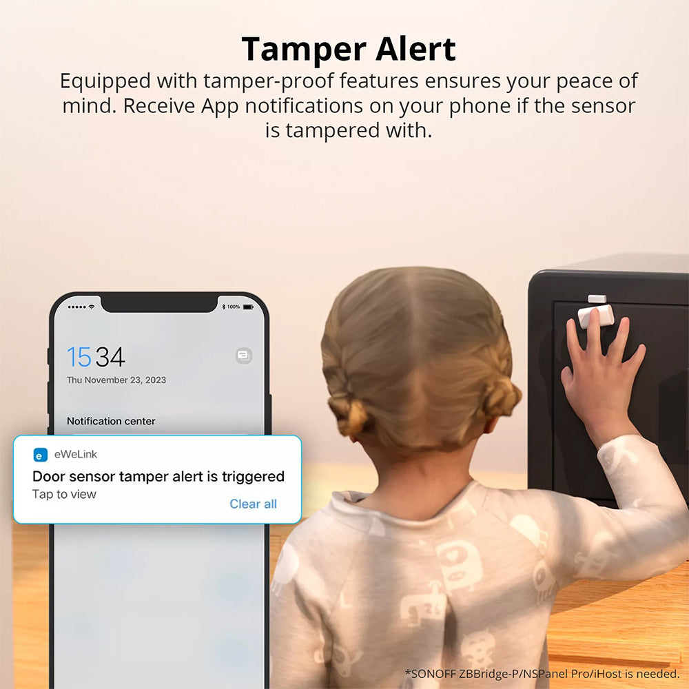 Sonoff SNZB-04P Zigbee 3.0 Smart Tür und Fenster Sensor - Door Window Sensor