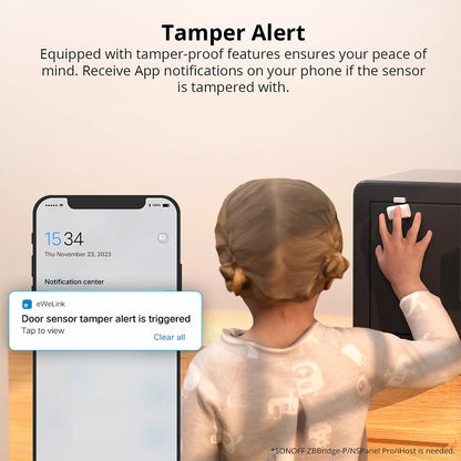 Sonoff SNZB-04P Zigbee 3.0 Smart Tür und Fenster Sensor - Door Window Sensor