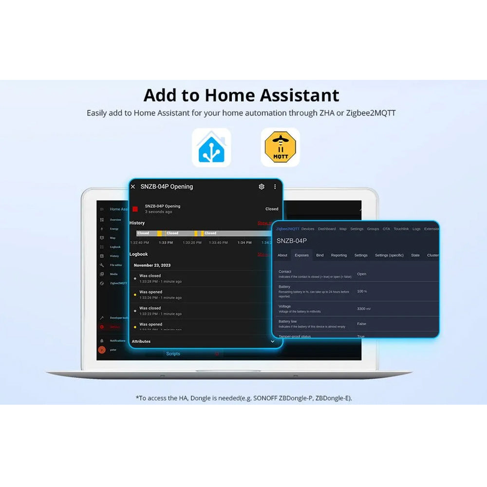 Sonoff SNZB-04P Zigbee 3.0 Smart Door and Window Sensor - Door Window Sensor