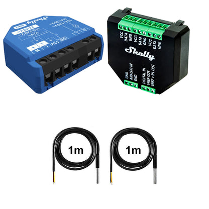 Shelly 1 One Gen3 WiFi 16A AC DC Relais opt. Plus Addon & DS18B20 Temp Sensor