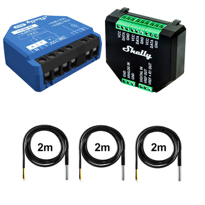 Shelly 1 One Gen3 WiFi 16A AC DC Relais opt. Plus Addon & DS18B20 Temp Sensor