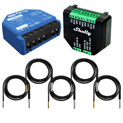 Shelly 1 One Gen3 WiFi 16A AC DC Relais opt. Plus Addon & DS18B20 Temp Sensor
