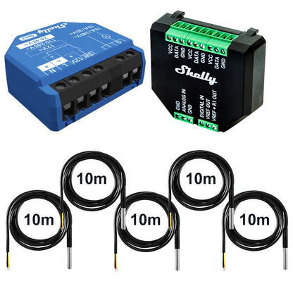 Shelly 1 One Gen3 WiFi 16A AC DC Relais opt. Plus Addon & DS18B20 Temp Sensor
