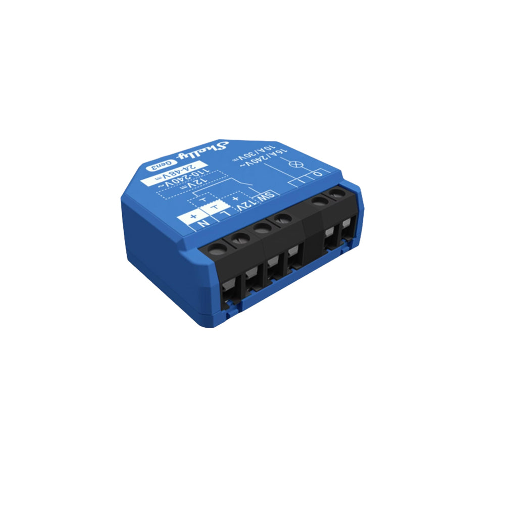 Shelly 1 One Gen3 WiFi 16A AC DC Relais opt. Plus Addon & DS18B20 Temp Sensor