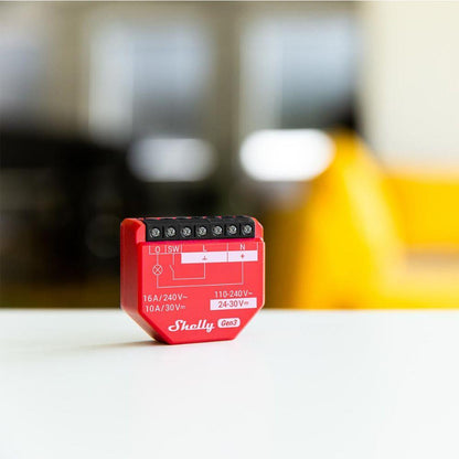 Shelly 1PM Gen3 WiFi 16A Power Metering AC 110-240V DC 24-30V Relais Tasmota 15