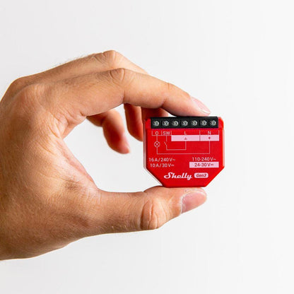 Shelly 1PM Gen3 WiFi 16A Power Metering AC 110-240V DC 24-30V Relais Tasmota 15