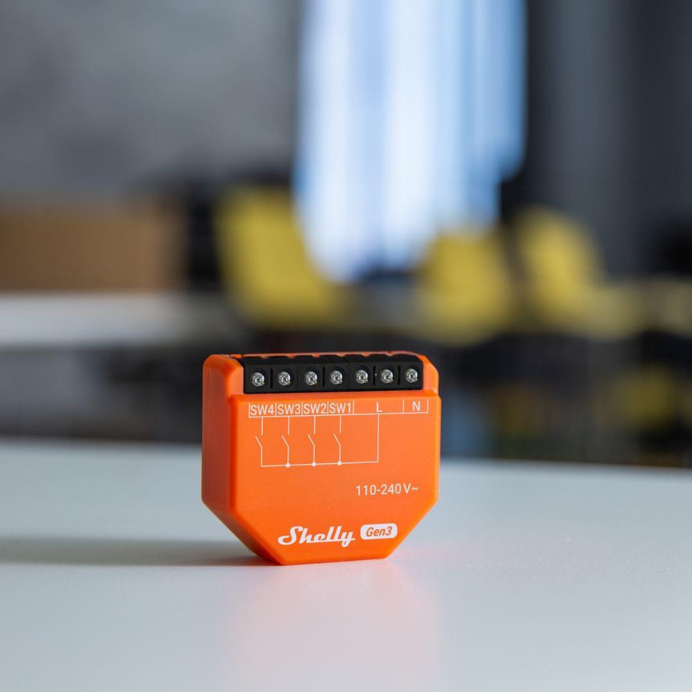 Shelly i4 Gen3 4 Kanal Smart WiFi Steuergerät Controller 110-240V AC HTTP MQTT