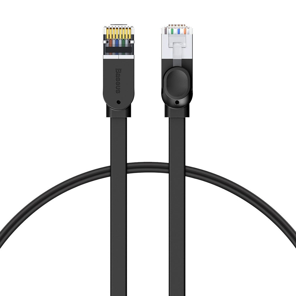 Baseus Cat 6 UTP LAN Ethernet RJ45 Cable Flat black 1m
