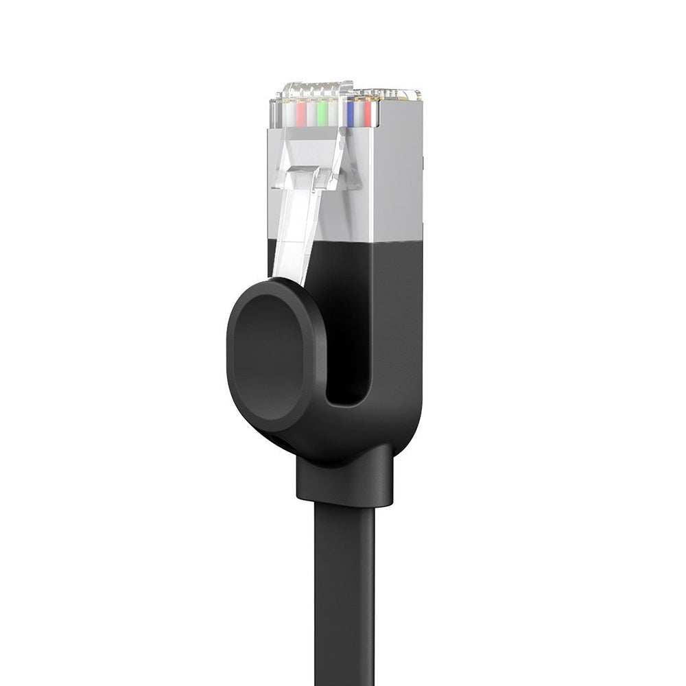 Baseus Cat 6 UTP LAN Ethernet RJ45 Cable Flat black 1m
