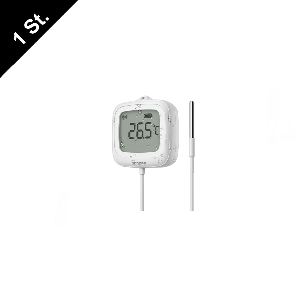Sonoff SNZB-02LD ZIGBEE 3.0 IP65 LCD Display Thermometer mit Temperaturfühler