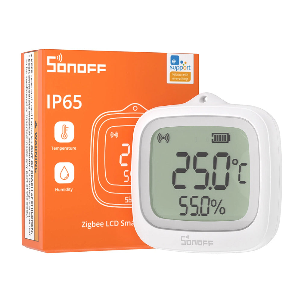 Sonoff SNZB-02WD ZIGBEE 3.0 IP65 Temperatur Feuchtigkeitssensor mit LCD Display