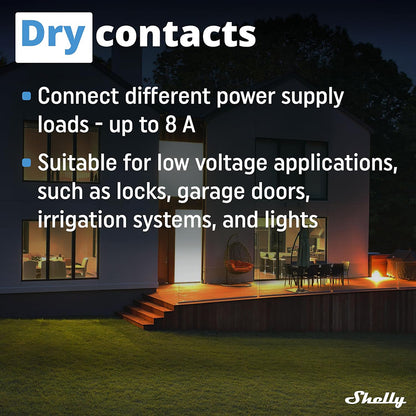 Shelly Wave 1 MINI 1 Kanal Smart Switch 8A 240V AC 5A 30V DC Z-WAVE