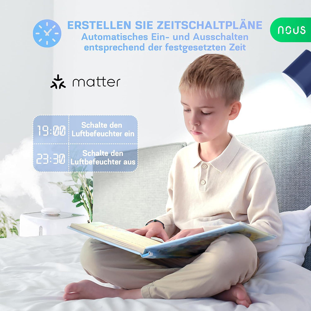 4X Nous A8M 16A 3840W Energy Monitoring Matter Smart Socket