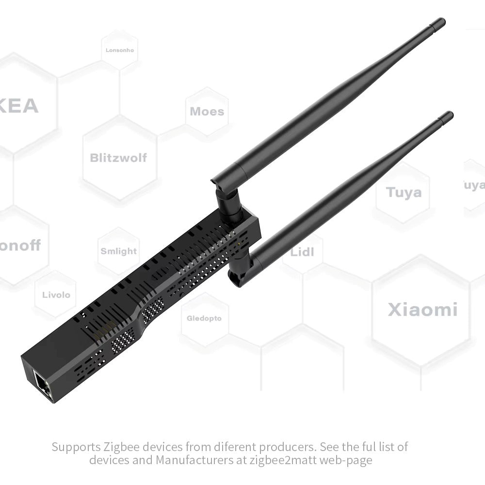 PRE-ORDER - SMLIGHT SLZB-MR3 Zigbee Thread Multiradio CC2652P10 EFR32MG24 LAN PoE USB Wi-Fi
