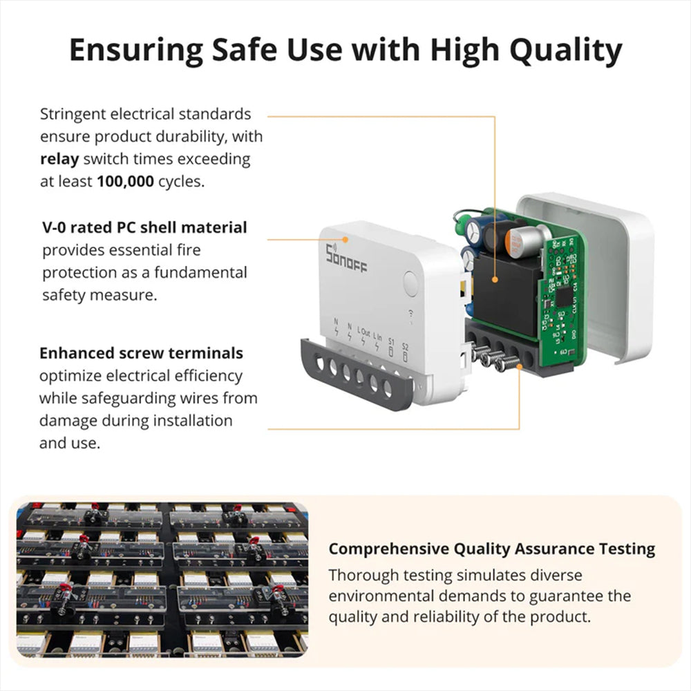SONOFF ZBMINIR2 ZBMINI Extreme Zigbee 3.0 Smart Relay Modul ZHA Zigbee2MQTT
