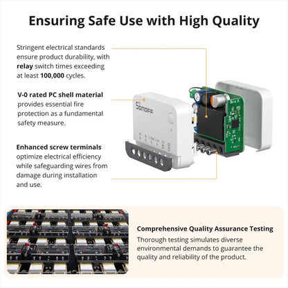 SONOFF ZBMINIR2 ZBMINI Extreme Zigbee 3.0 Smart Relay Modul ZHA Zigbee2MQTT
