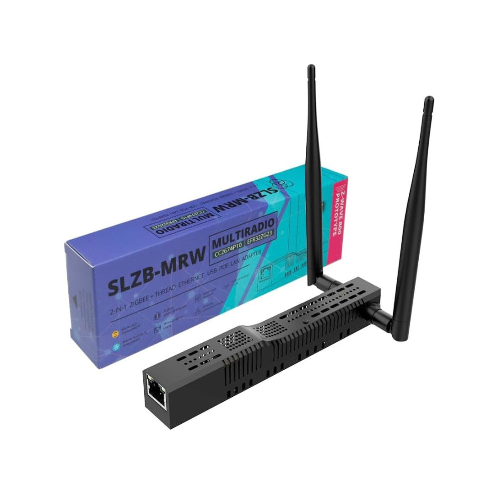 SMLIGHT SLZB-MRW10 Zigbee Thread Z-Wave Multiradio CC2674 EFR32 LAN PoE USB WiFi