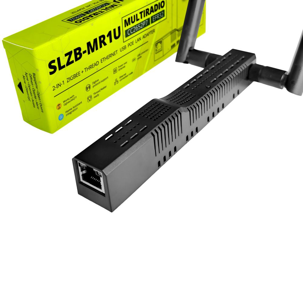 SMLIGHT SLZB-MR1U Zigbee Thread Multiradio CC2652P7 EFR32MG21 LAN PoE USB Wi-Fi