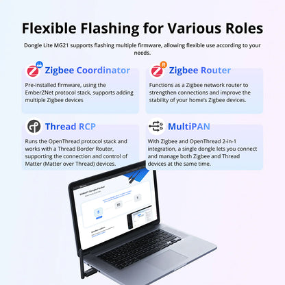 SONOFF Dongle Lite MG21 Zigbee Thread USB Dongle-LMG21 Zigbee2MQTT ZHA Router